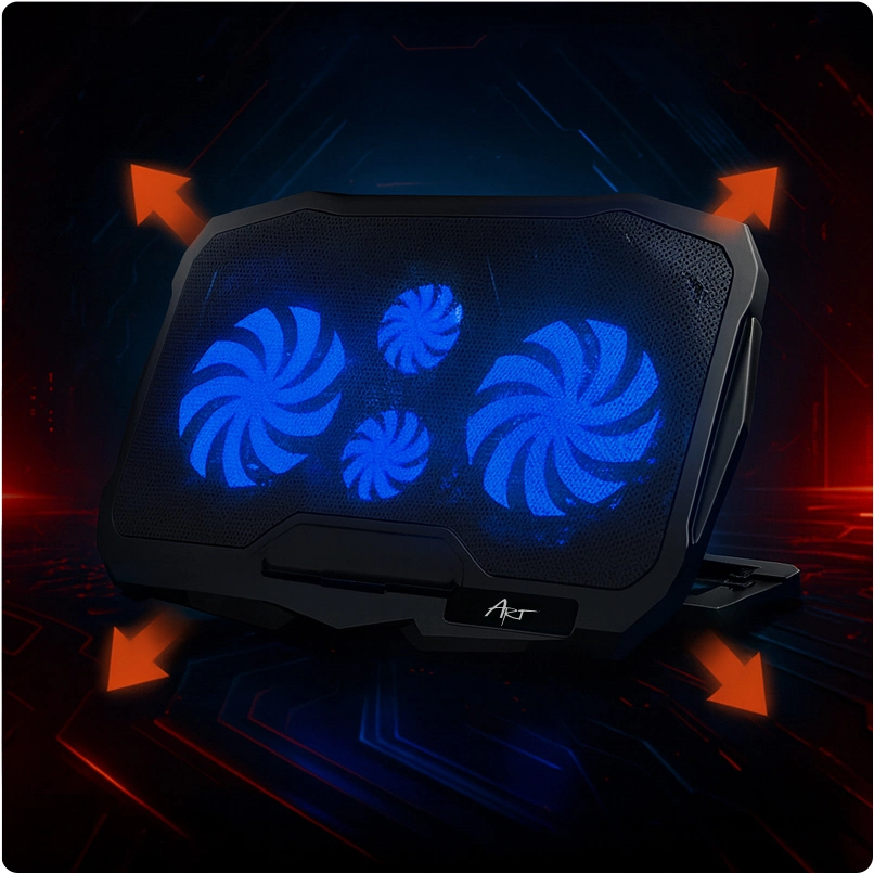 Podstawka chłodząca ART P4 – 4 wentylatory dla maksymalnego chłodzenia