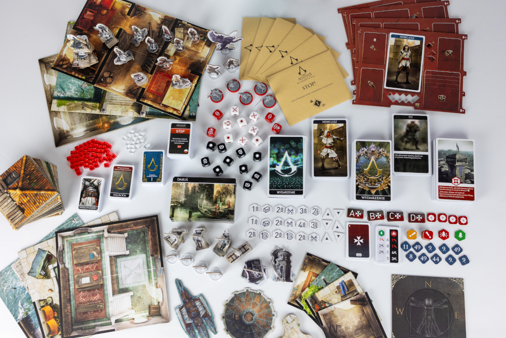 ASSASSINS CREED - PORTAL GAMES - komponenty