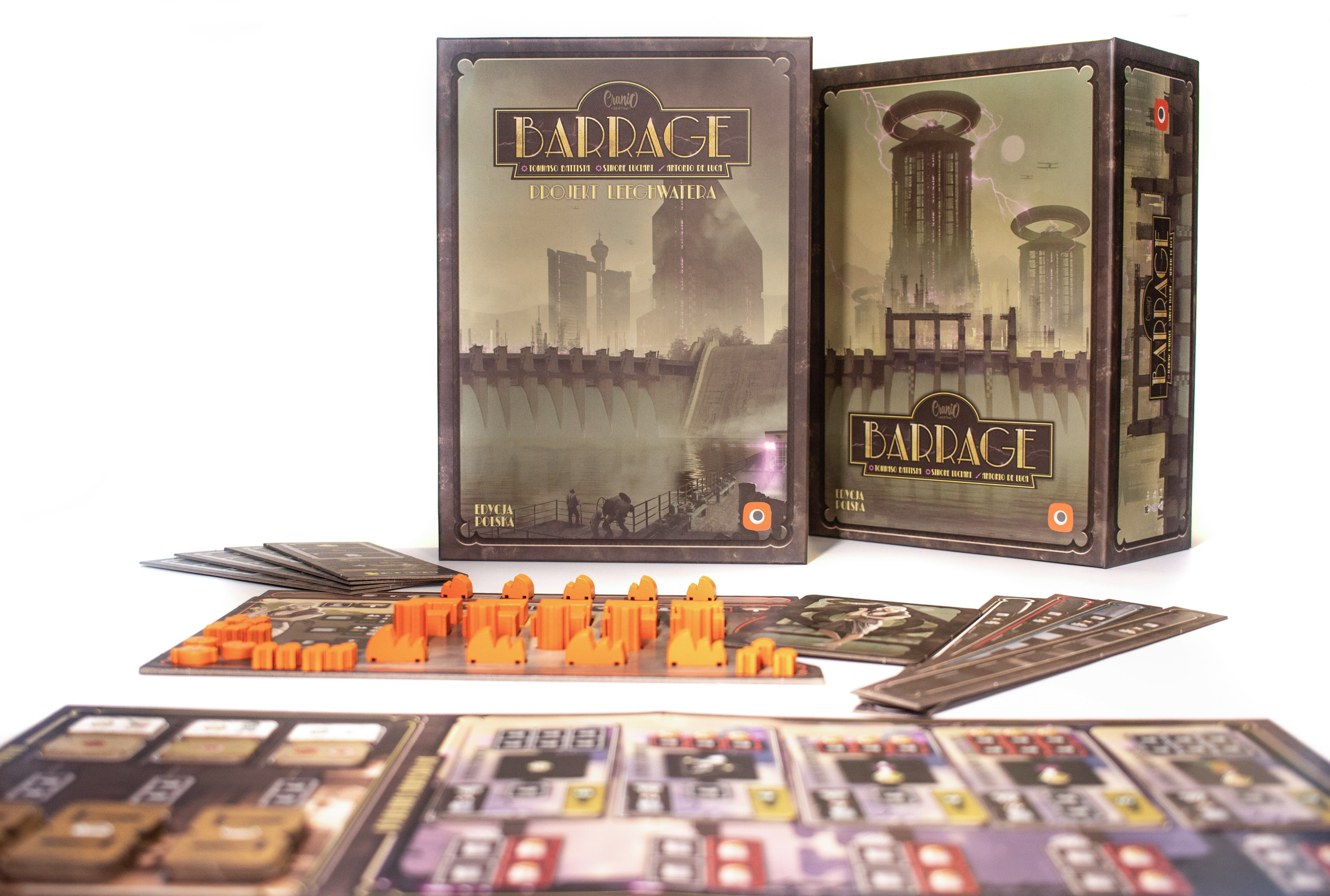 Barrage dodatek gra planszowa Portal Games box