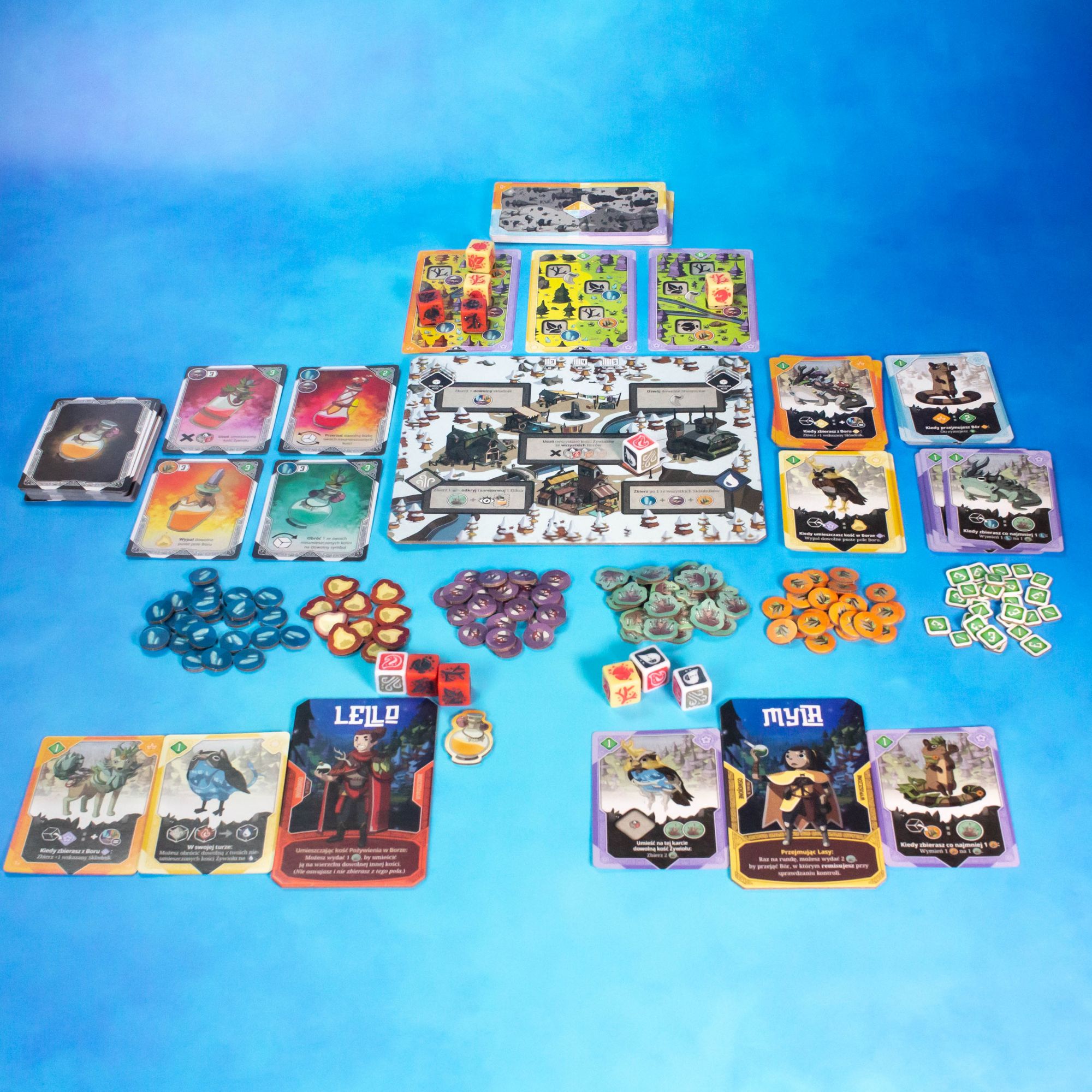 Gra planszowa - Bór - PORTAL GAMES - komponenty