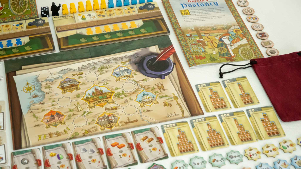 CZERWONA KATEDRA POSŁAŃCY - PORTAL GAME - plansza