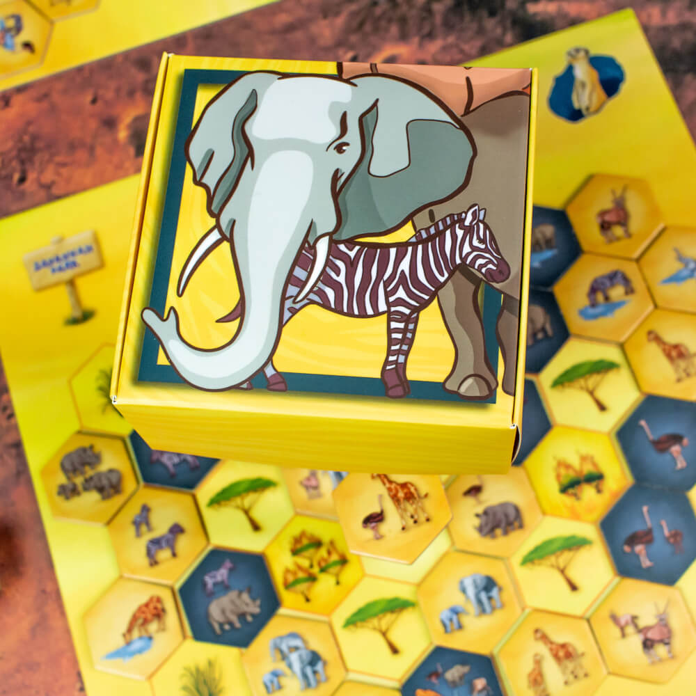 PARK SAWANNA - PORTAL GAMES - gra - komponenty