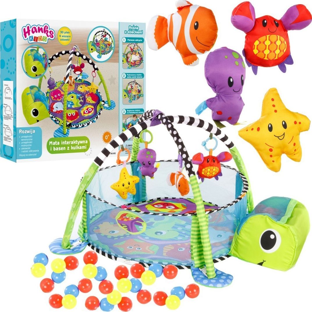 Mata edukacyjna z piłeczkami