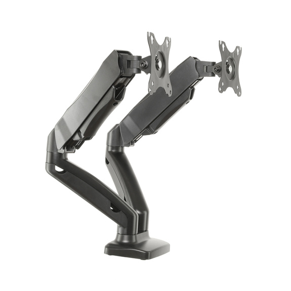 L-16GD - Regulowany uchwyt do 2 monitorów na sprężynie gazowej