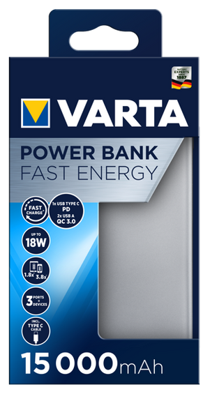FAST ENERGY POWER BANK 15 000 mAh
