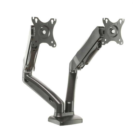 L-16GD - Regulowany uchwyt do 2 monitorów na sprężynie gazowej