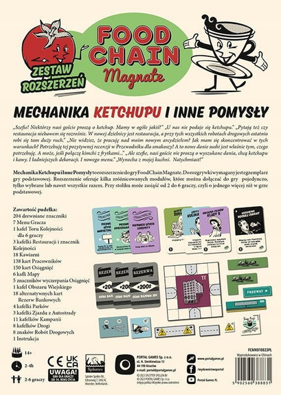 Gra Planszowa Food Chain Magnate: Mechanika Ketchupu Portal Games