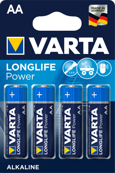 BATERIA VARTA R6 (AA) LONGLIFE POWER (HIGH ENERGY) 4szt/opak