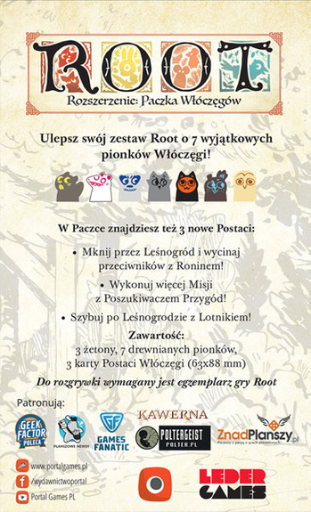 ROOT: GRA O POTĘDZE I PRAWIE W LEŚNOGRODZIE: PACZKA WŁÓCZĘGÓW