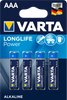 BATERIA VARTA R3 (AAA) LONGLIFE POWER (HIGH ENERGY) 4szt/opak