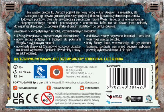 NEUROSHIMA: LAST AURORA LODOWA STAL