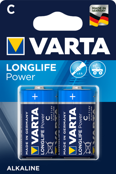 BATERIA VARTA R14 (C) LONGLIFE POWER (HIGH ENERGY) 2szt/opak 