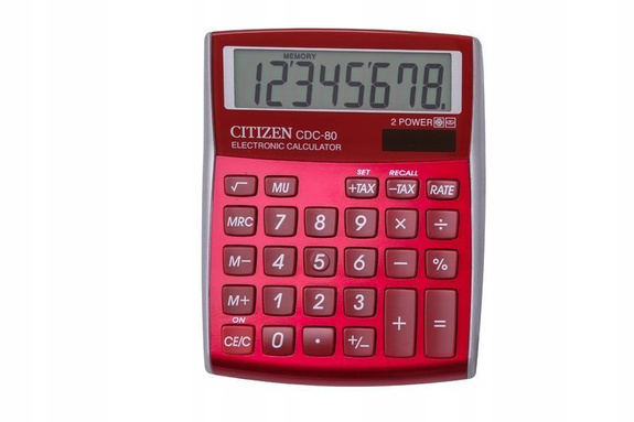 KALKULATOR BIUROWY CDC-80RDWB CITIZEN