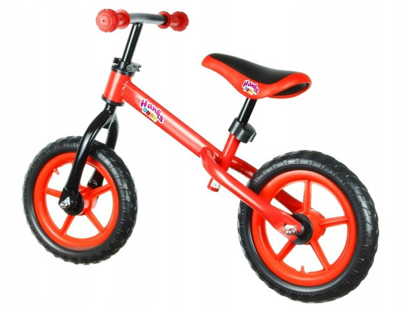 ROWEREK BIEGOWY 12" 'EASY" czerwony