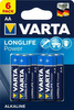 BATERIA VARTA R6 (AA) LONGLIFE POWER (HIGH ENERGY) 6szt/opak